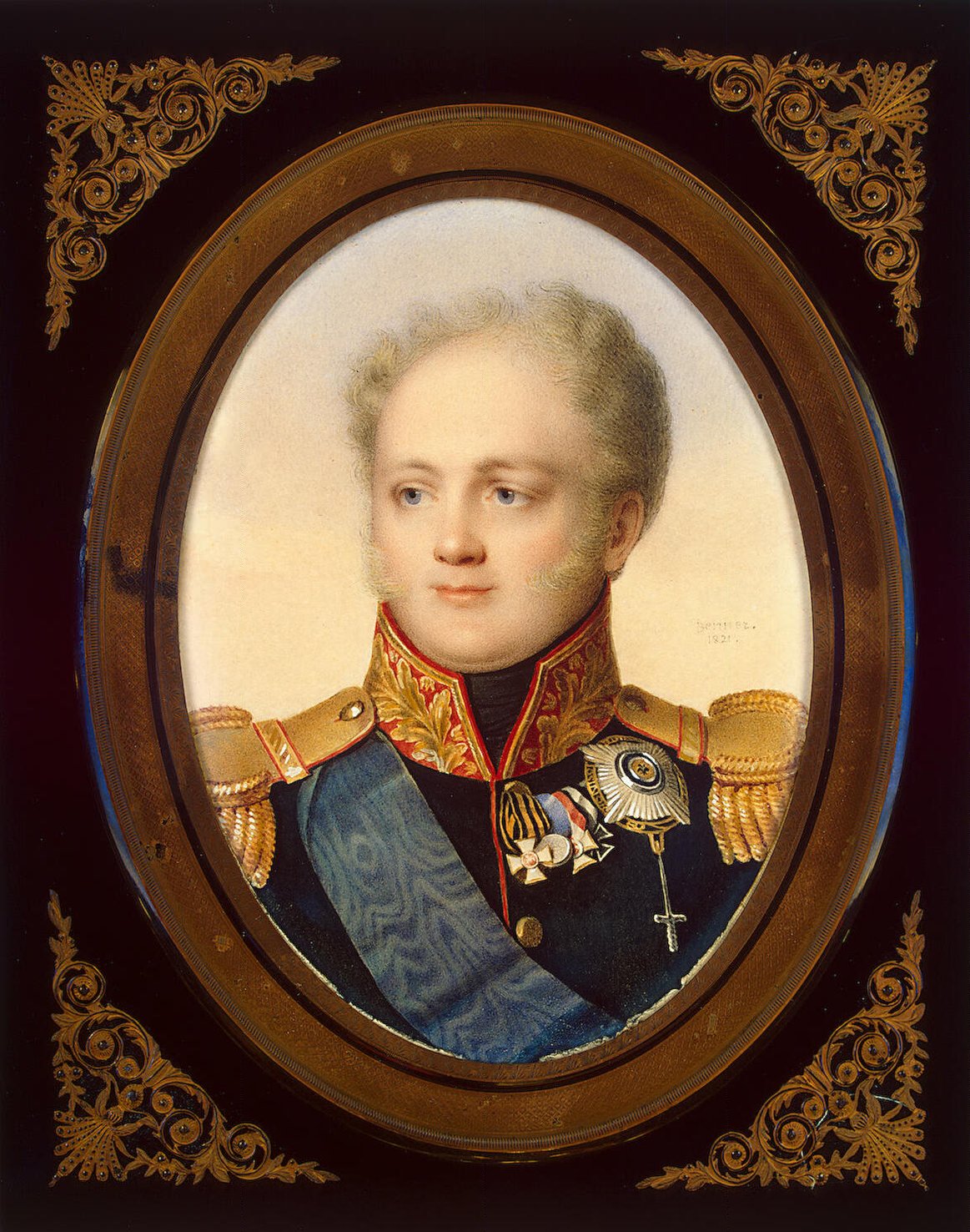 Жан-Анри Беннер. "Портрет императора Александра I".