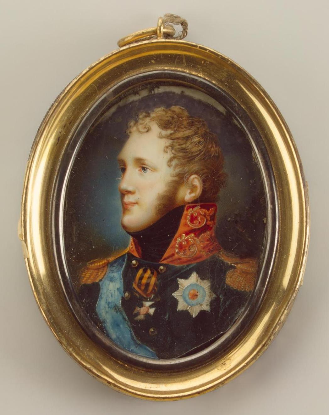 Неизвестный художник. "Портрет императора Александра I". 1820-е.