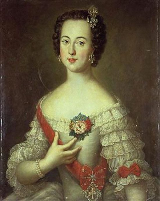 Луи Каравак. Портрет великой княгини Екатерины Алексеевны. 1745.