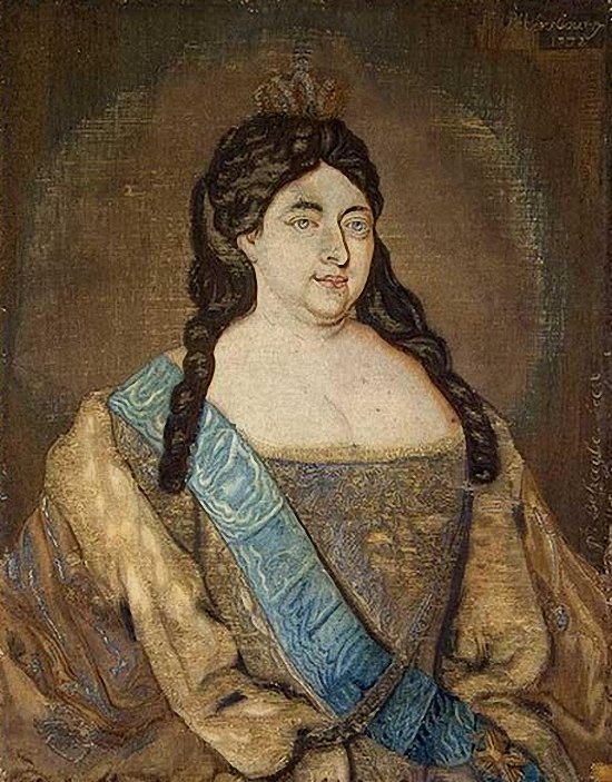 Ф. Бегагль, С. Климов. "Анна Иоанновна". Шпалера. 1732.