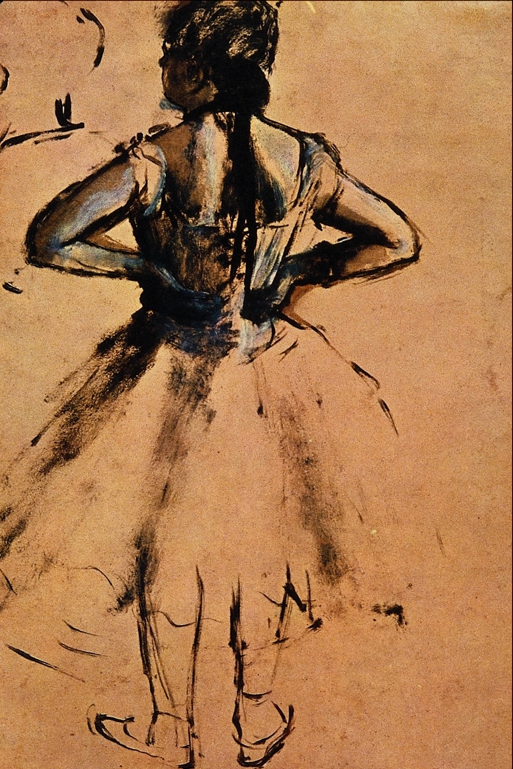 Эдгар Дега. "Балерина с руками на талии".