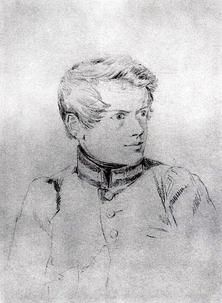 К. Брюллов. Автопортрет. 1813-1816.