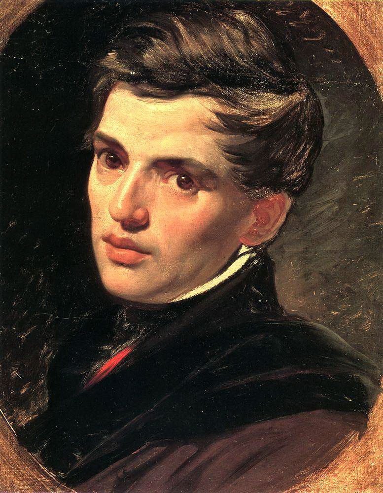 К. Брюллов. Портрет архитектора А. П. Брюллова, брата художника. 1823-1827.