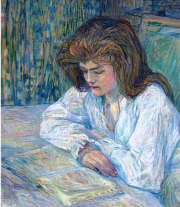 Анри де Тулуз-Лотрек. Любительница чтения. 1889.