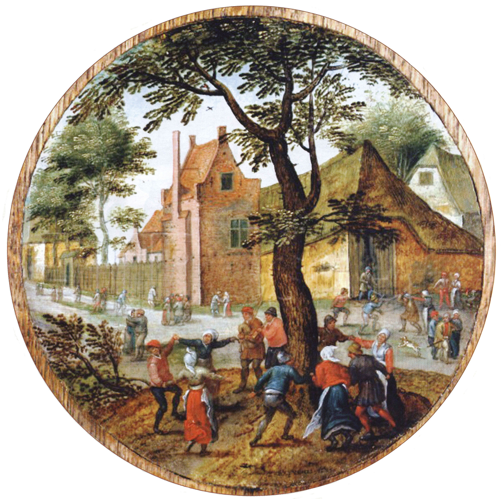 Хендрик ван Аверкамп. Праздник в деревне. Около 1620.