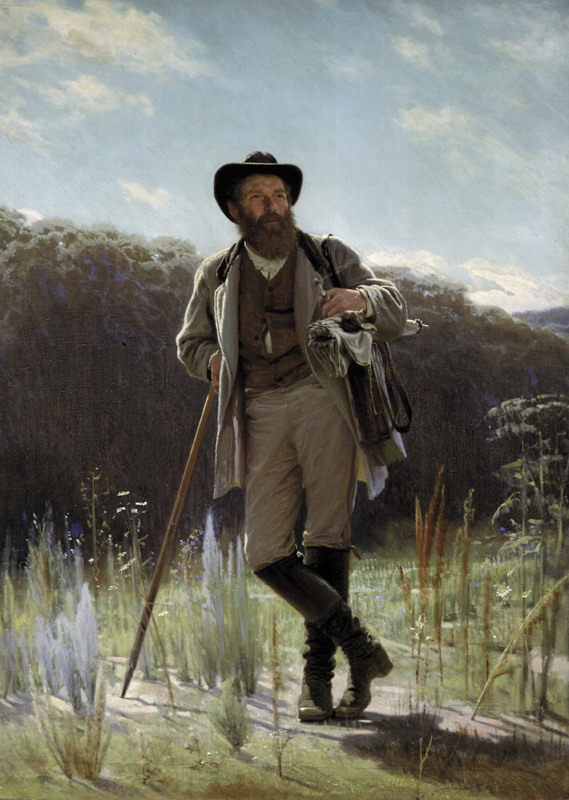 И. Крамской. Портрет  Шишкина. 1873.