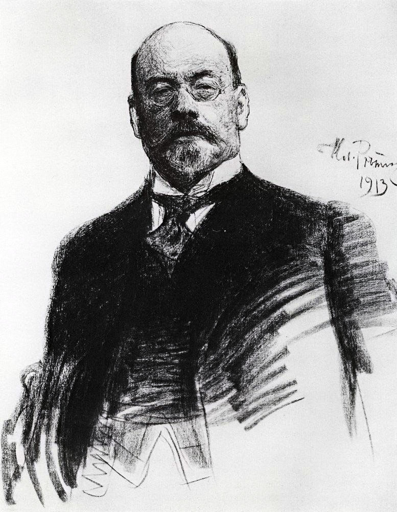 И. Репин. Портрет художника И. С. Остроухова. 1913.