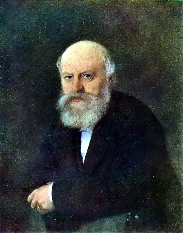 Василий Перов. Портрет композитора П. С. Кампиони. 1872.