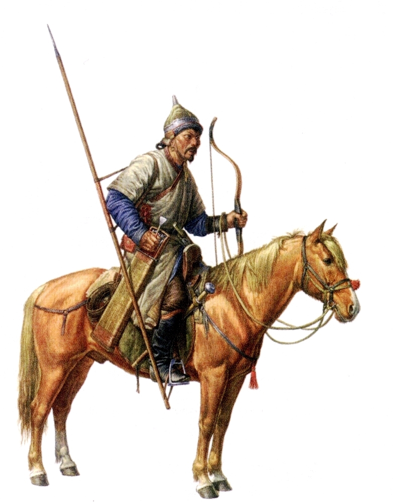 О. Фёдоров. Золотоордынский конный воин. XIV век.