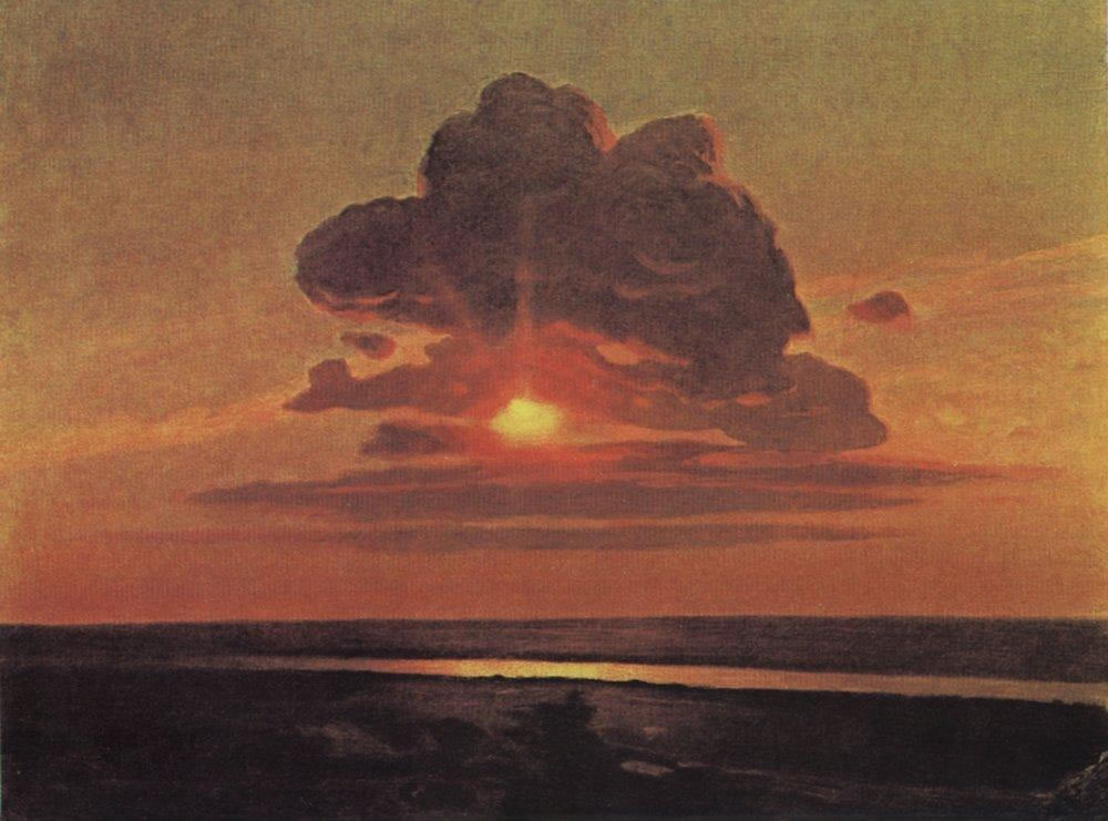Архип Куинджи. Красный закат. 1898-1908.