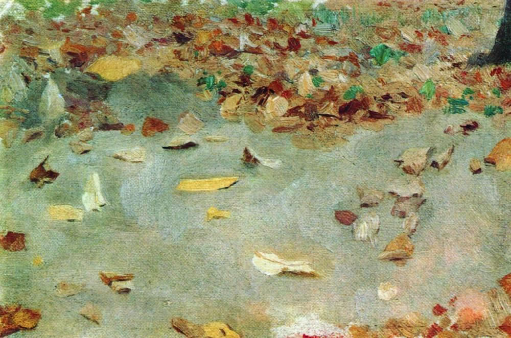 Исаак Левитан. Осенние листья. 1879.