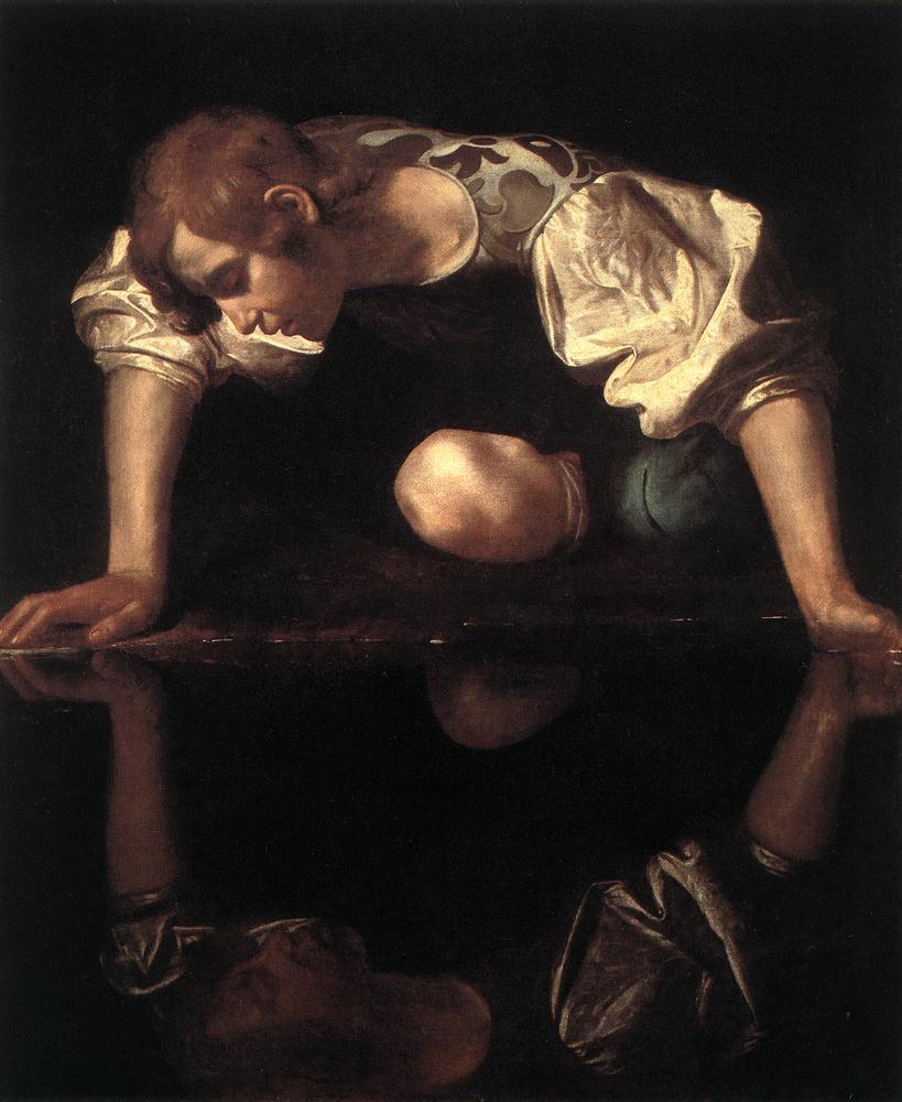 Караваджо. Нарцисс. 1595.