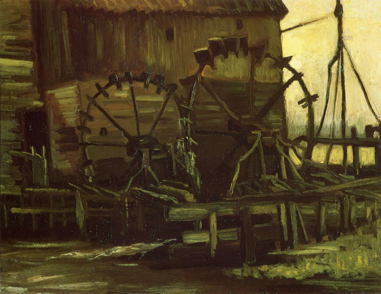 Винсент Ван Гог. "Водяная мельница в Геннепе". 1884. Музей Северного Брабанта, Хертогенбос.