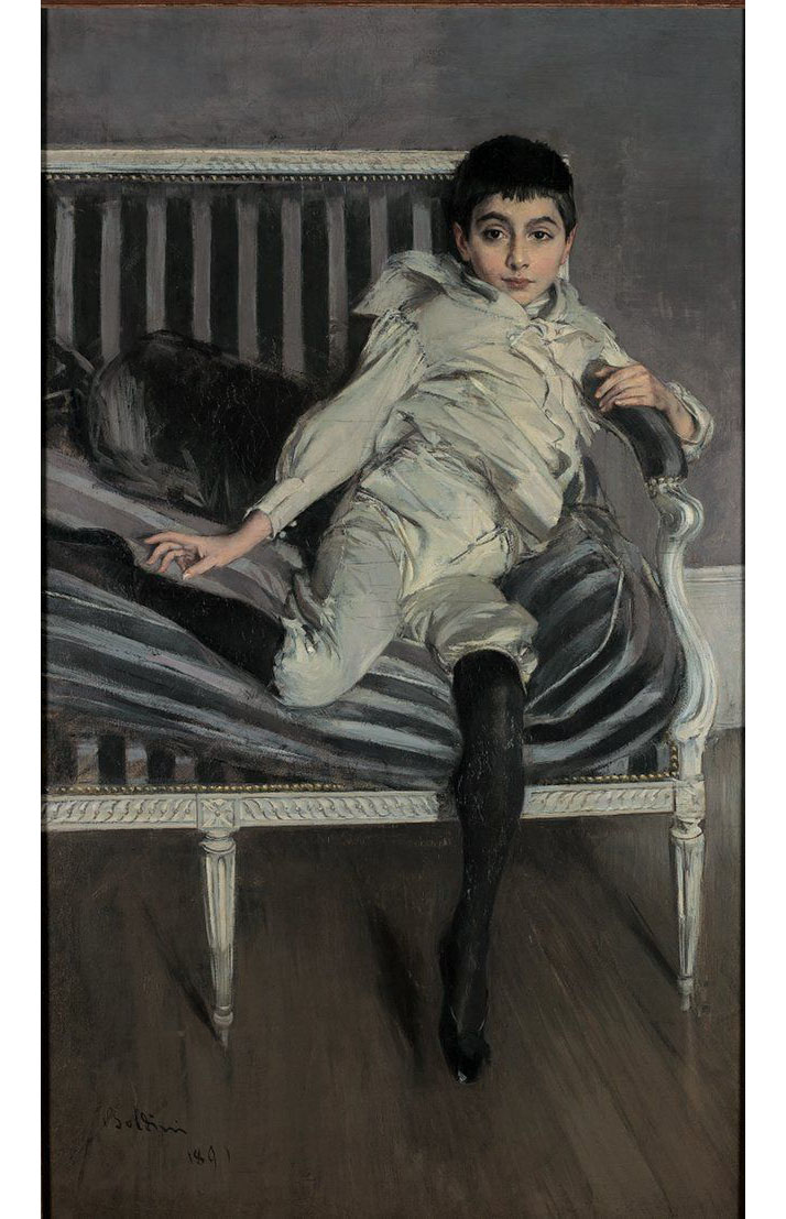 Джованни Больдино. "Портрет молодого Сюберказо". 1891. Музей Джованни Больдини, Феррара.