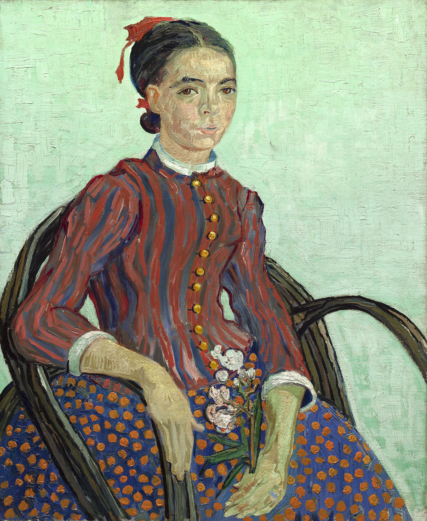Винсент Ван Гог. "Молодая японка". 1888. Национальная галерея искусств, Вашингтон.