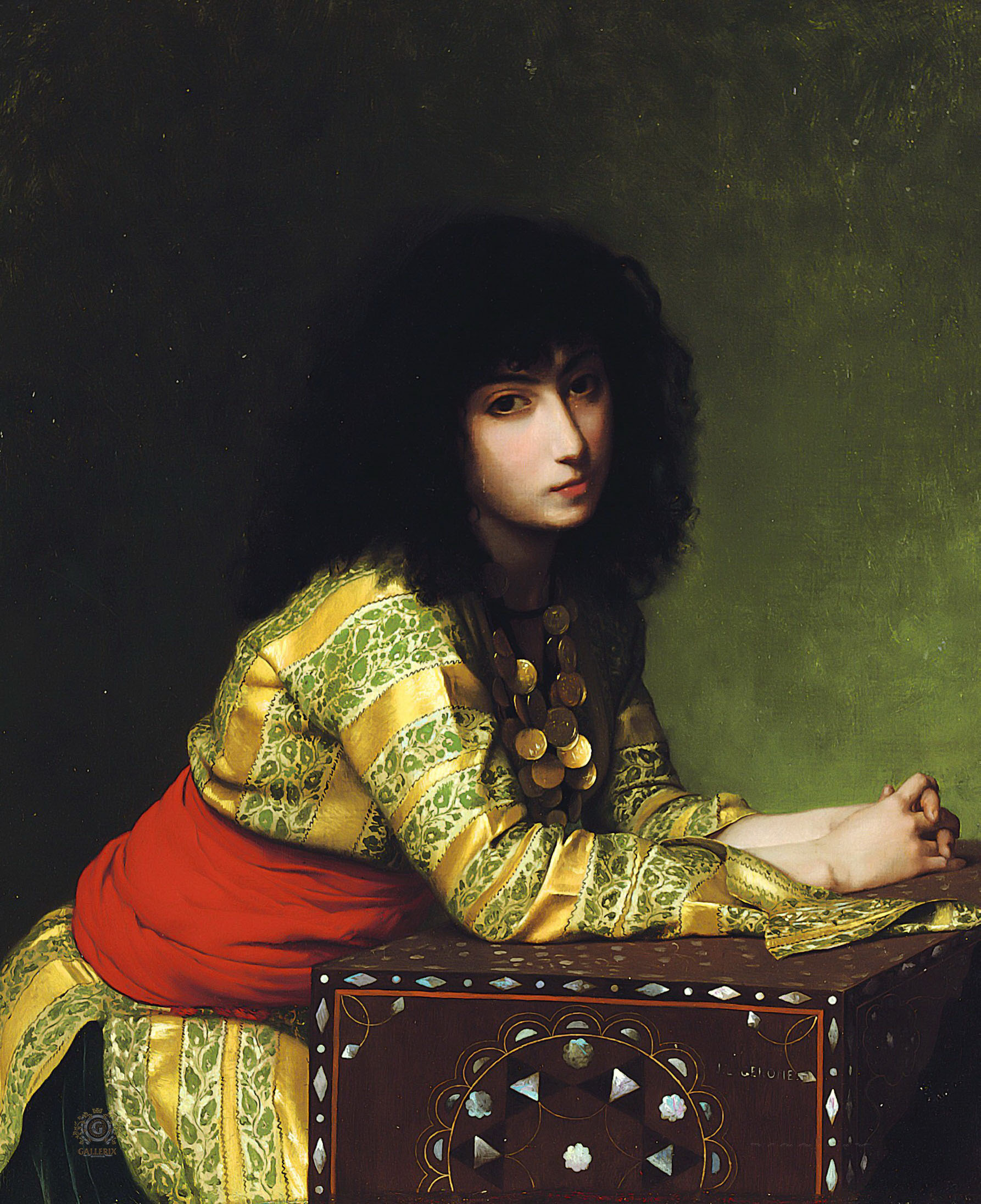 Жан-Леон Жером. "Молодая египтянка". около 1877. Частное собрание.
