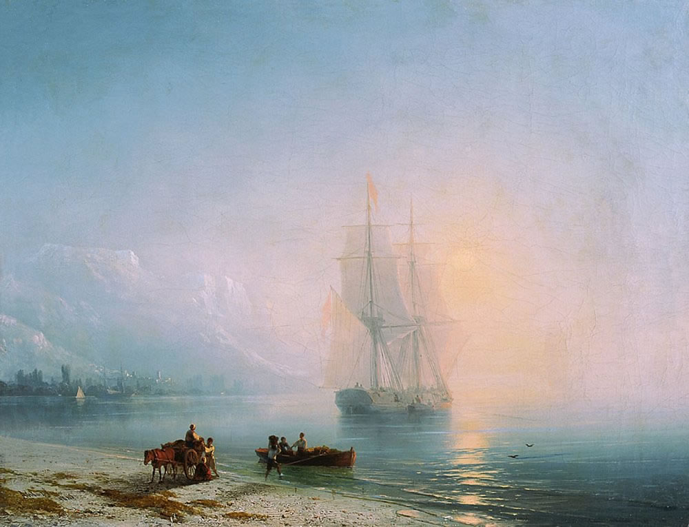Иван Айвазовский. Спокойное море. 1863.