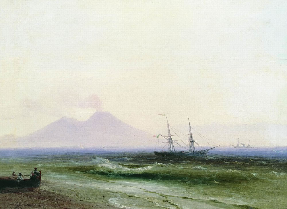 Иван Айвазовский. Морской пейзаж. 1878.