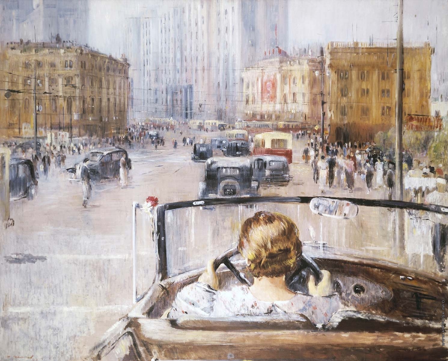 Юрий Иванович Пименов. "Новая Москва". 1937. Третьяковская галерея, Москва.
