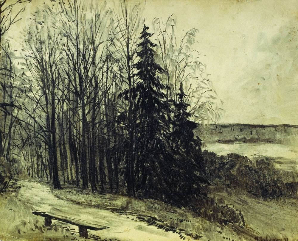 Исаак Левитан. Пейзаж. 1892.