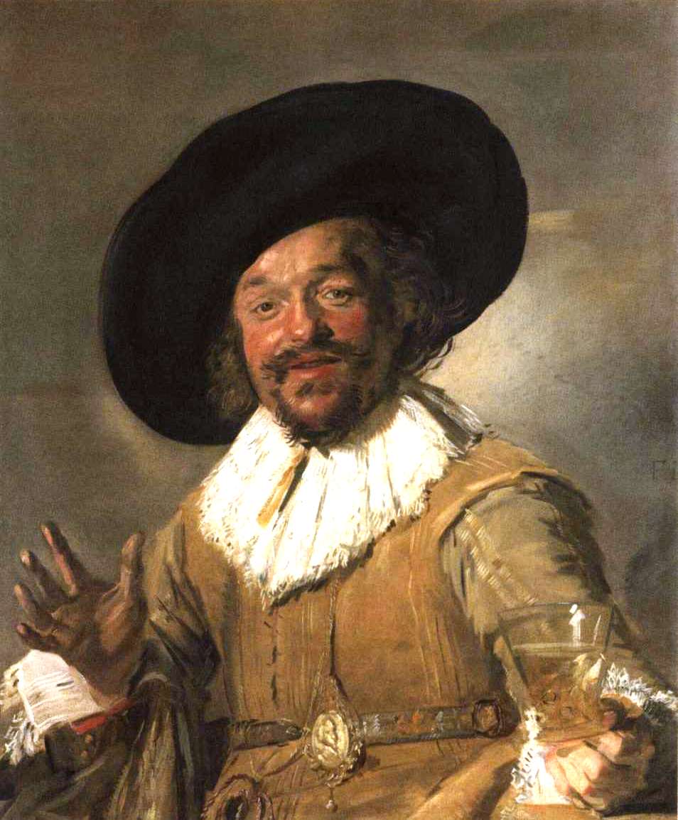 Франс Хальс. "Весёлый пьяница". Около 1628-1630.