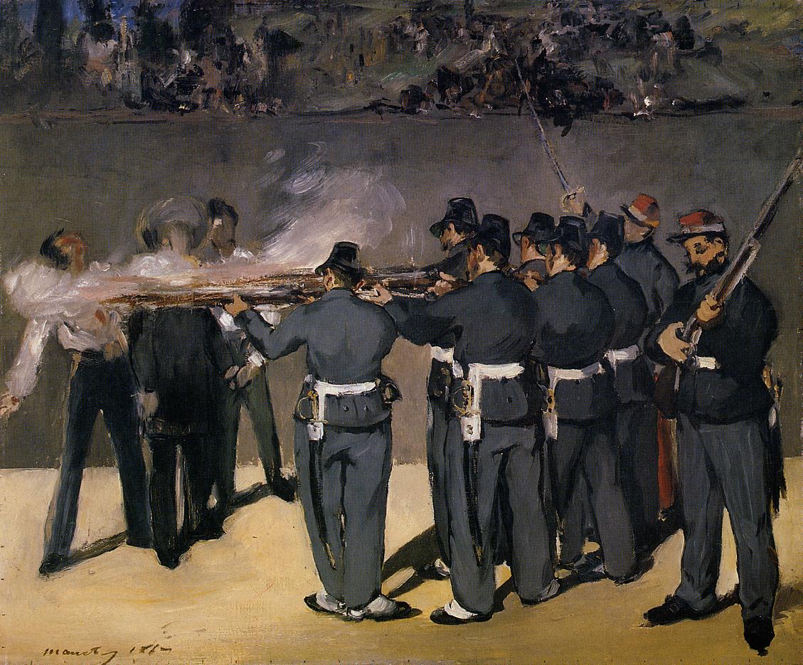 Эдуард Мане. "Казнь императора Максимилиана". 1867.