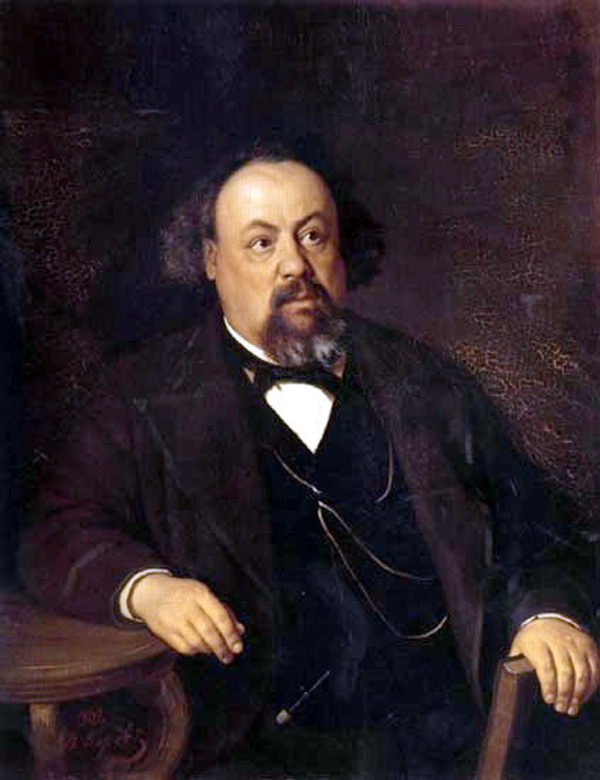 Василий Перов. Портрет писателя А. Ф. Писемского. 1869.