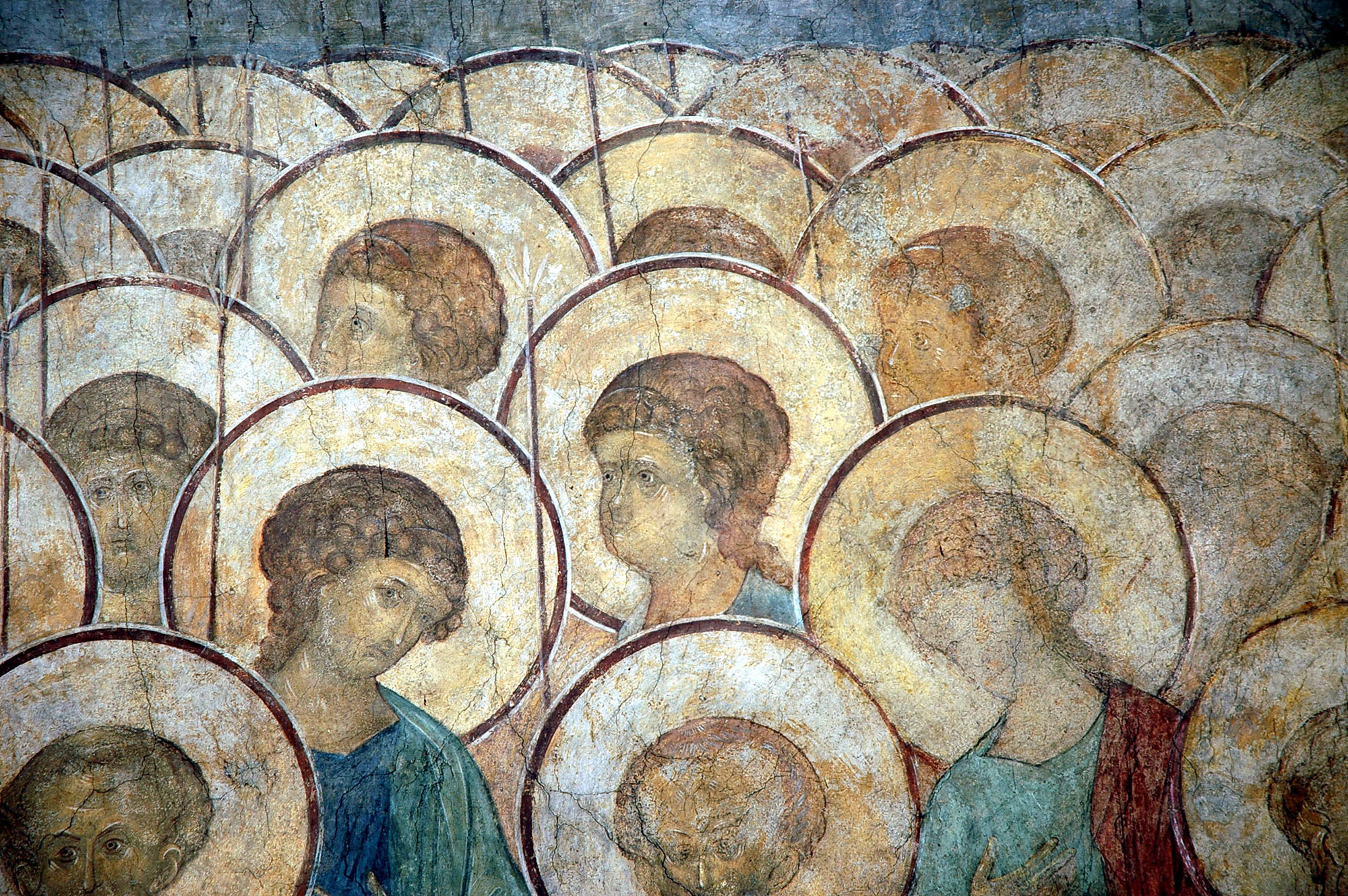 Фреска владимирского Успенского собора.