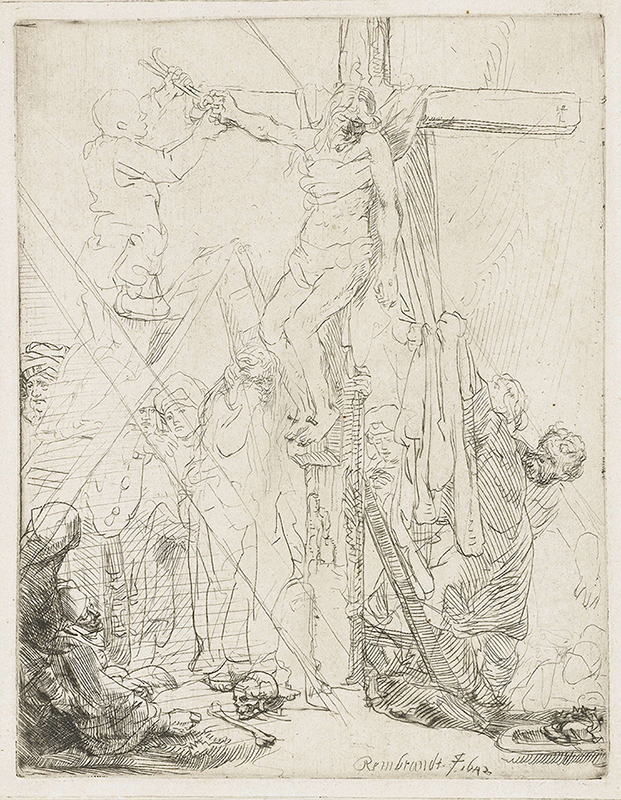 Рембрандт Харменс ван Рейн. "Снятие с креста". 1642.