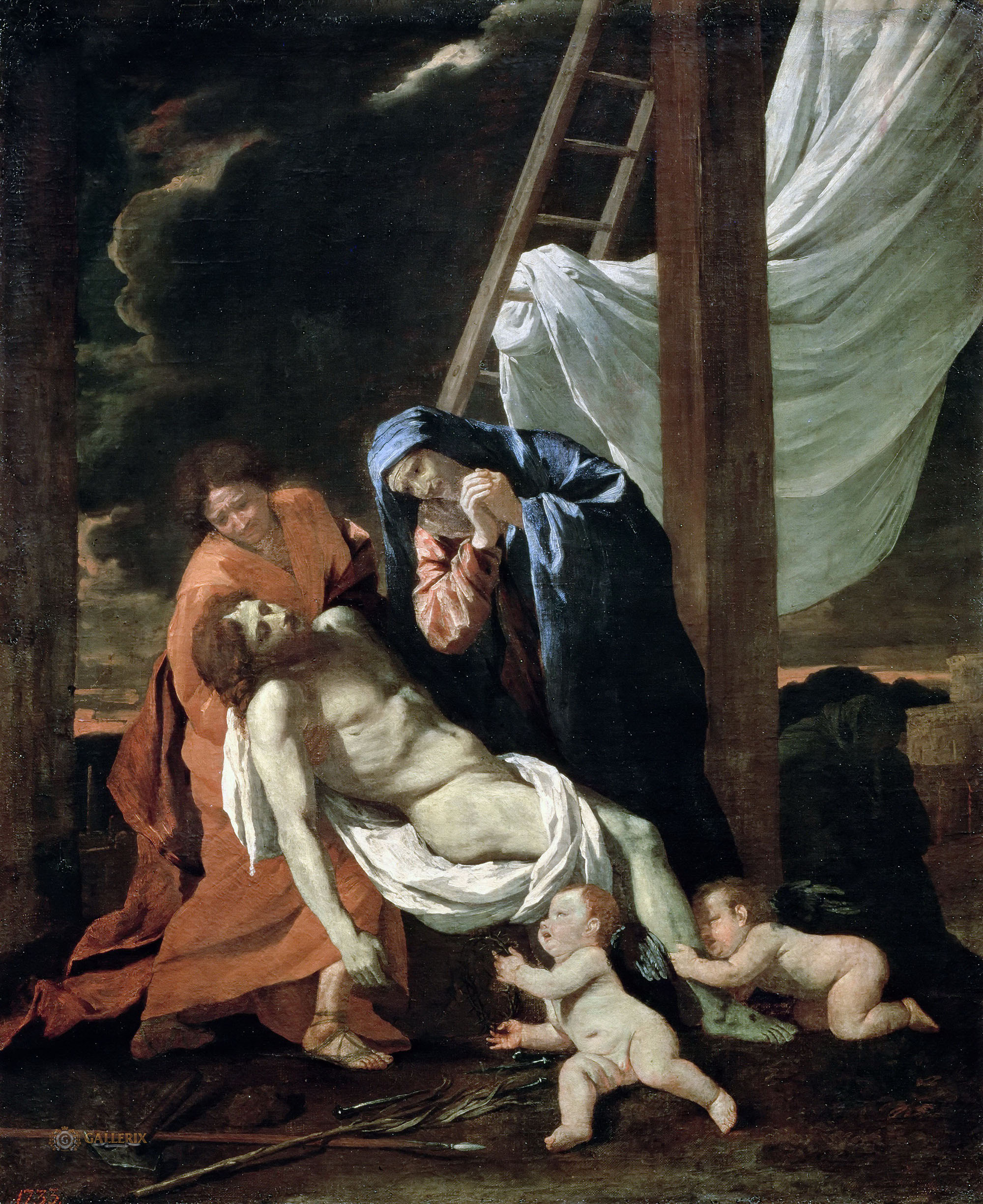 Никола Пуссен. Снятие с креста. Около 1630.