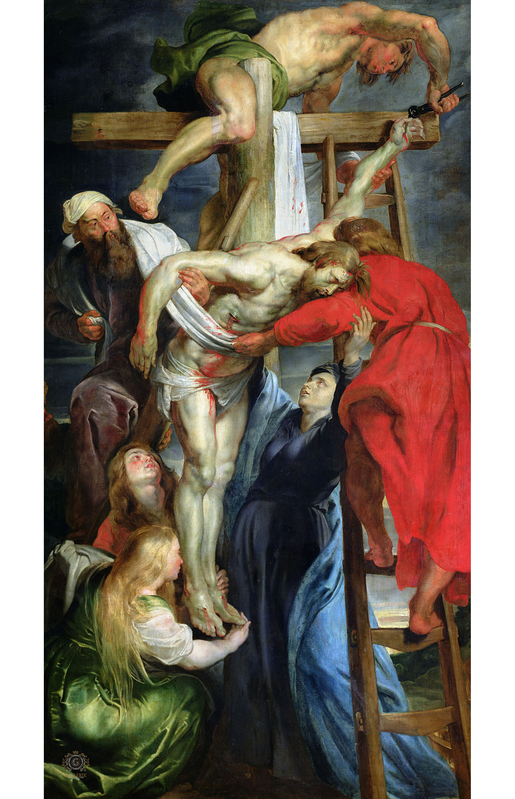 Питер Пауль Рубенс. "Снятие с креста". 1614-1615. Музей искусств, Валансьенн.