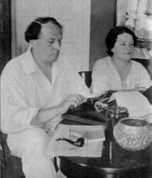 Алексей Николаевич Толстой с Натальей Васильевной Крандиевской. 1933.