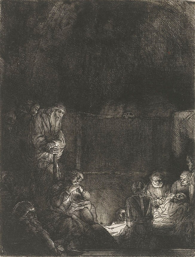 Рембрандт ван Рейн. Положение во гроб. 1659.