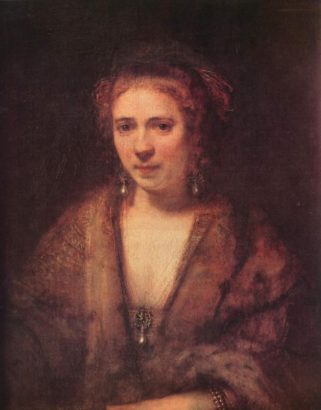 Рембрандт ван Рейн. Хендрикье Стоффельс. 1655.