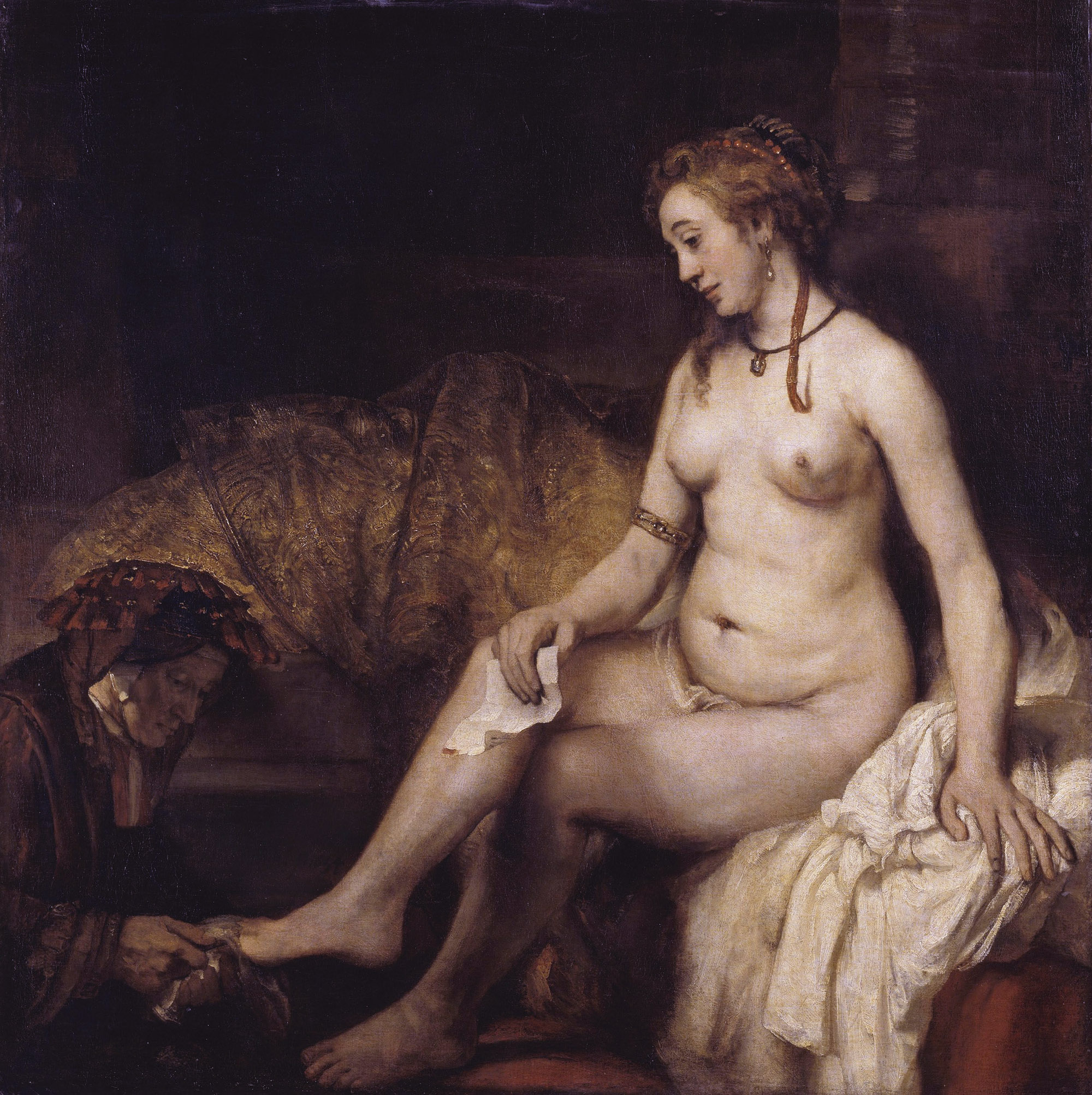 Рембрандт ван Рейн. Купание Вирсавии. 1654.