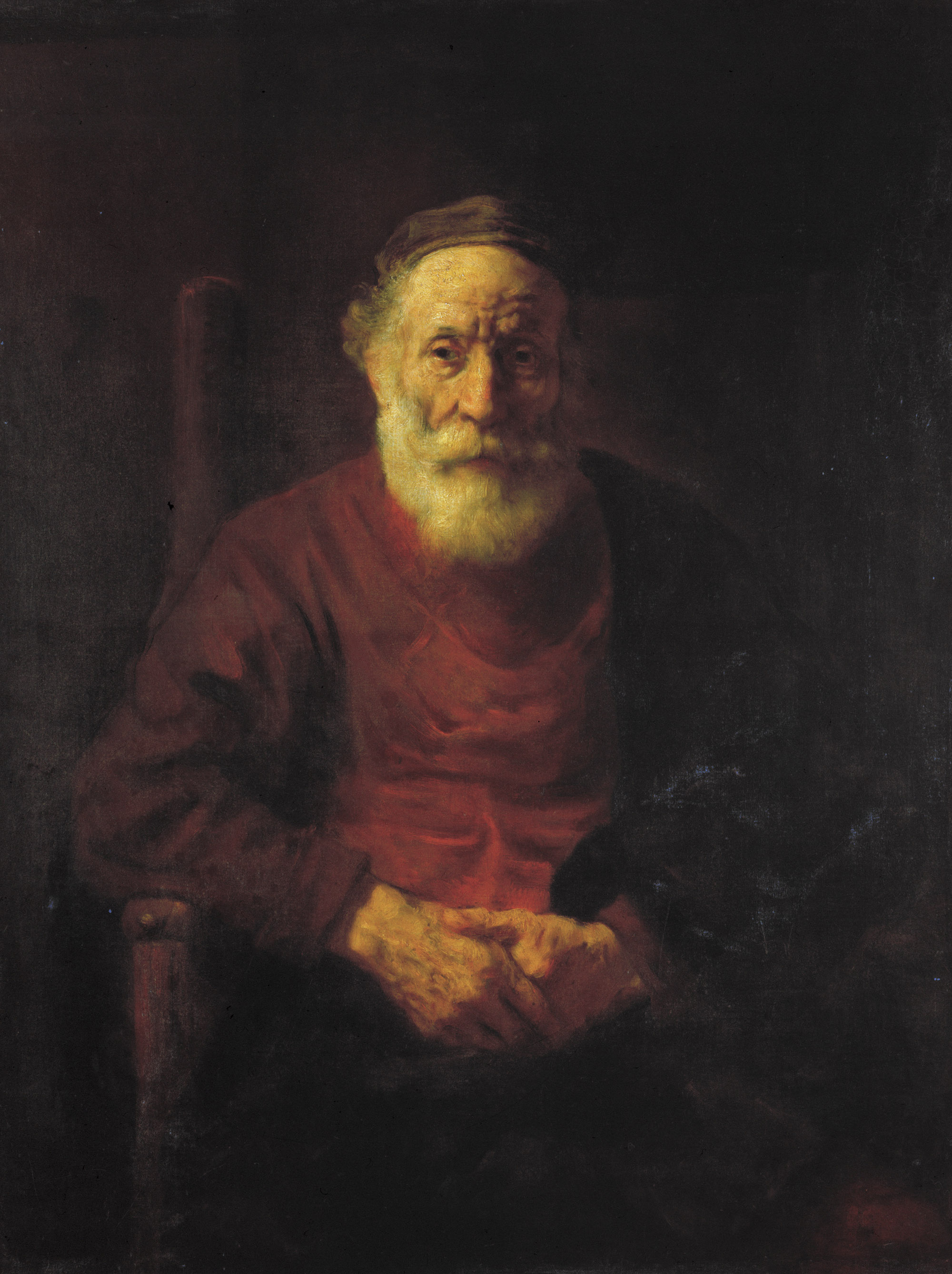 Рембрандт ван Рейн. Портрет старика в красном. Между 1652 и 1654.