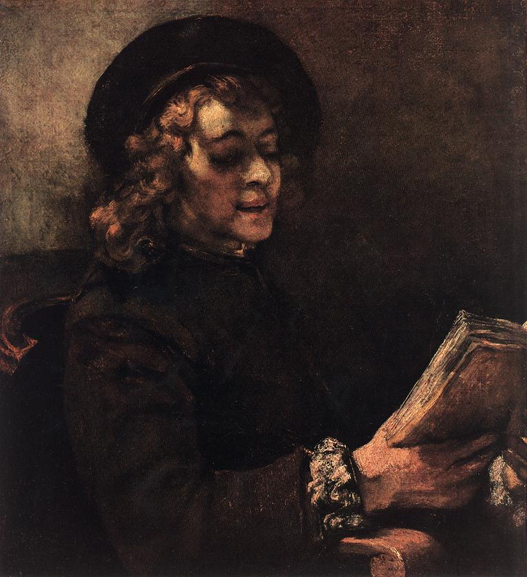 Рембрандт ван Рейн. Портрет Титуса, сына Рембрандта. 1656.