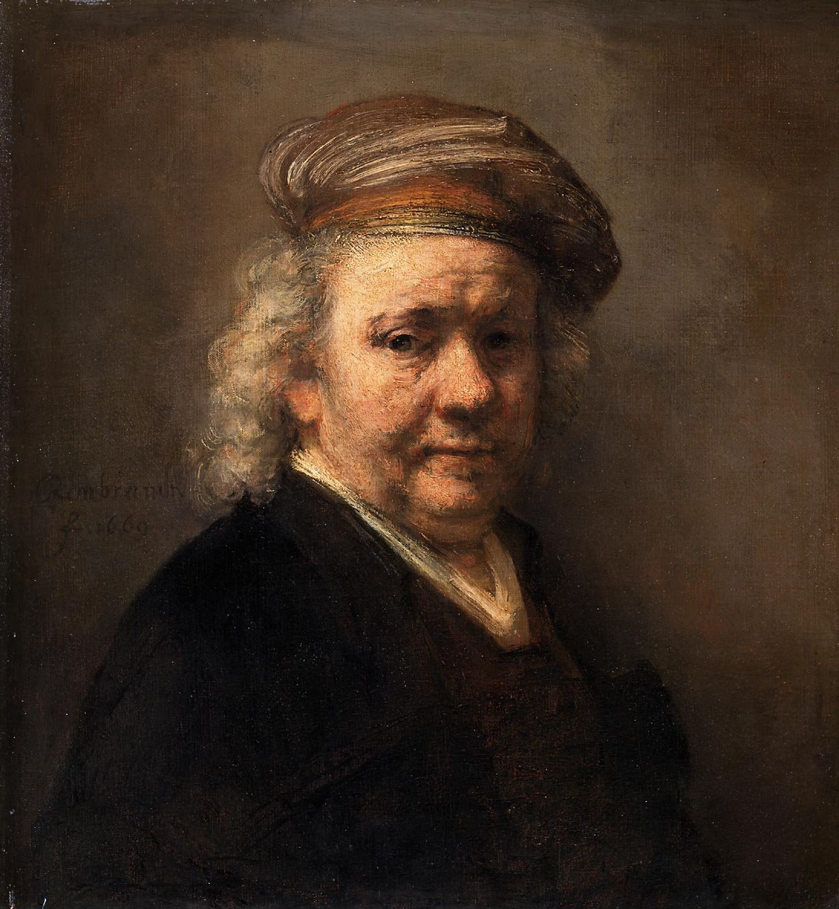 Рембрандт ван Рейн. Автопортрет. 1669.