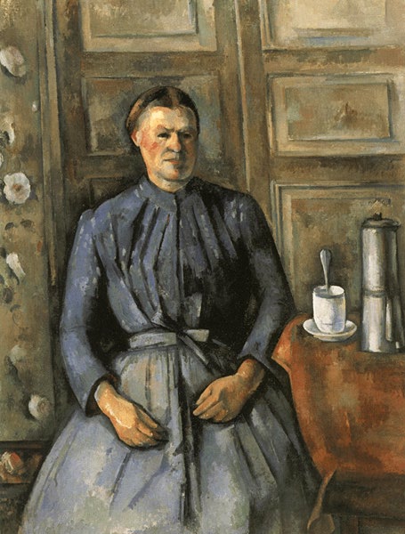 Поль Сезанн. "Женщина с кофейником". Около 1895. Музей д'Орсе, Париж.