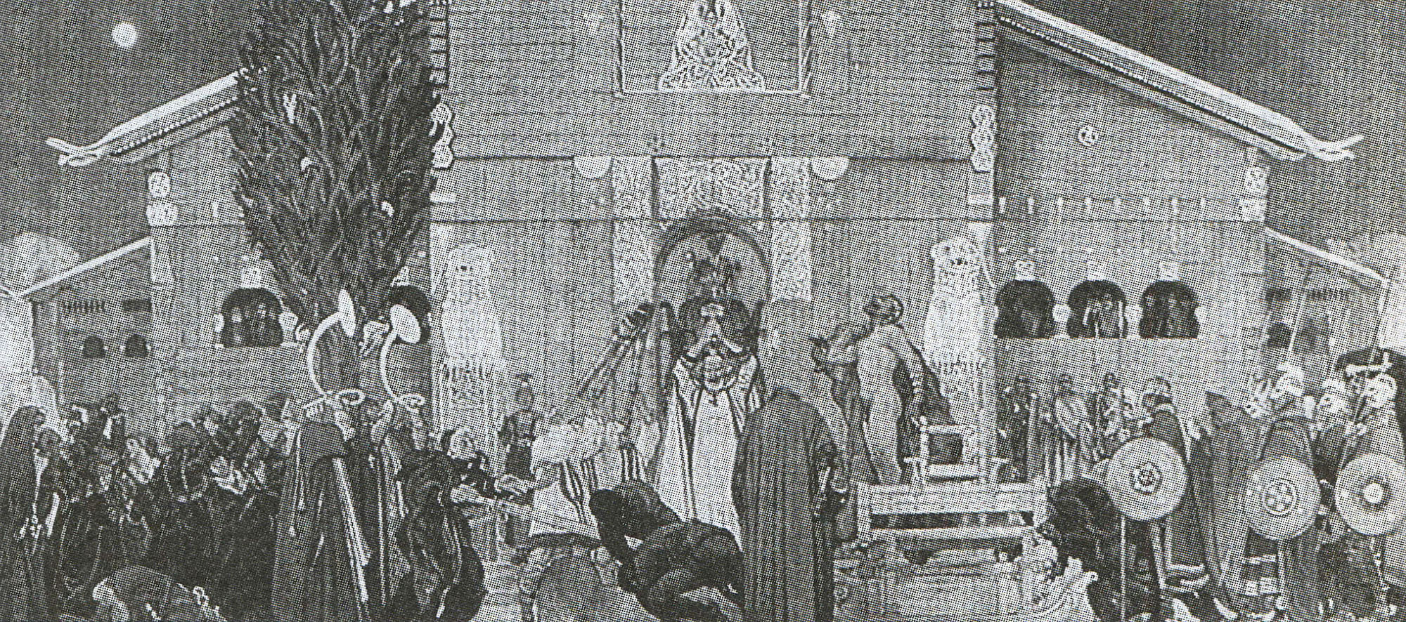 К. Ларссон. "Принесение в жертву короля Доналде в Упсале". 1915.