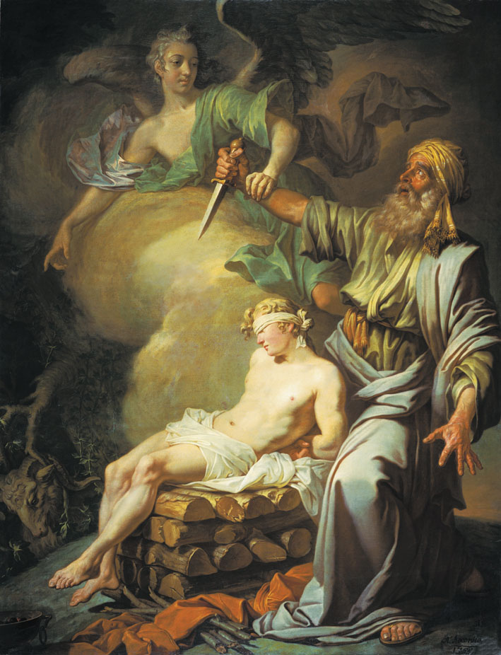 Антон Павлович Лосенко. "Жертвоприношение Авраама". 1765.