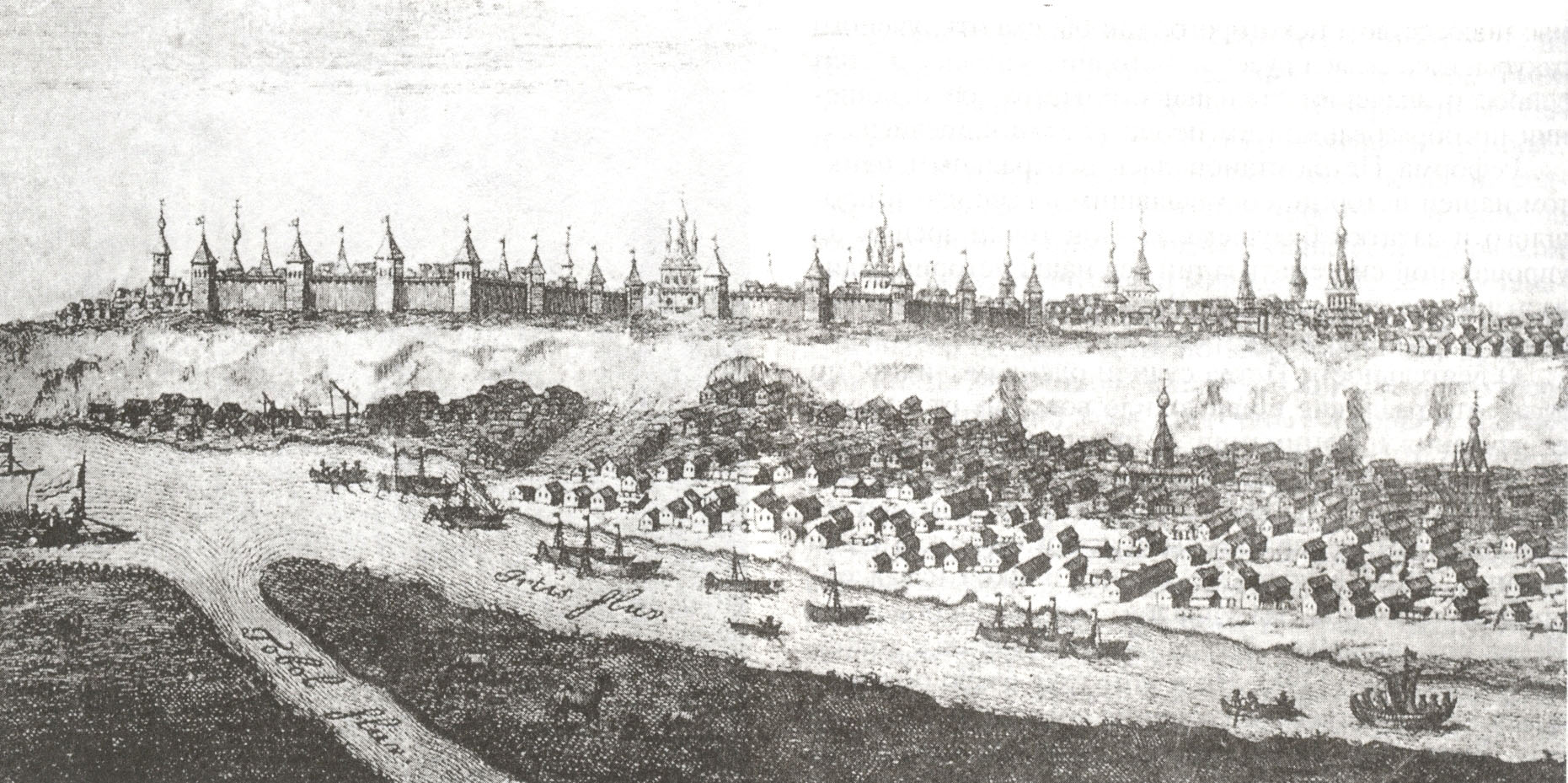 "Панорама Тобольска. XVIII век."
