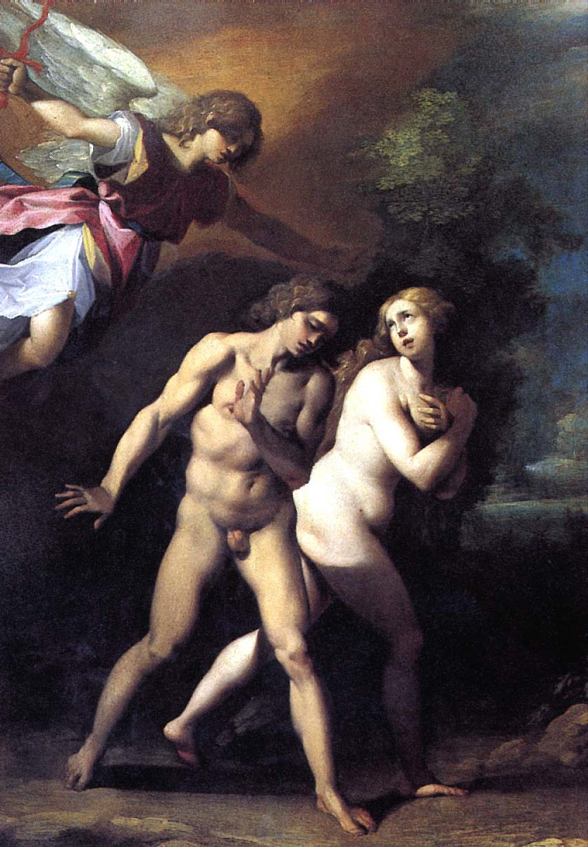 Джузеппе Чезари, прозванный кавалер д'Арпино. Изгнание Адама и Евы из Рая.