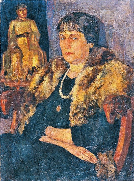 В. П. Белкин. "Анна Ахматова". 1941.