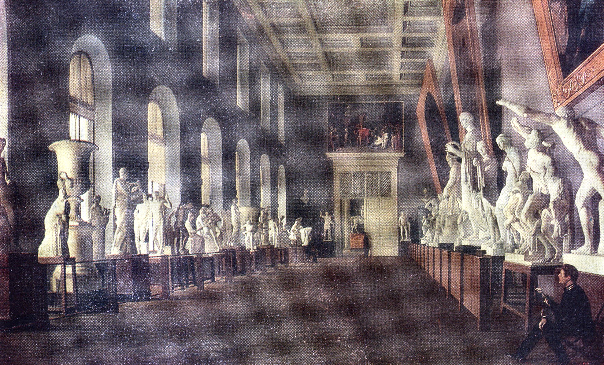 Г. К. Михайлов. "Академия художеств. Античная галерея". 1836.