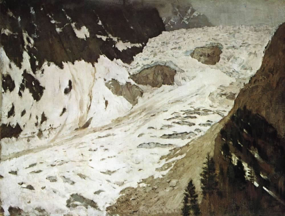 Исаак Левитан. Альпы. Снега. 1897.