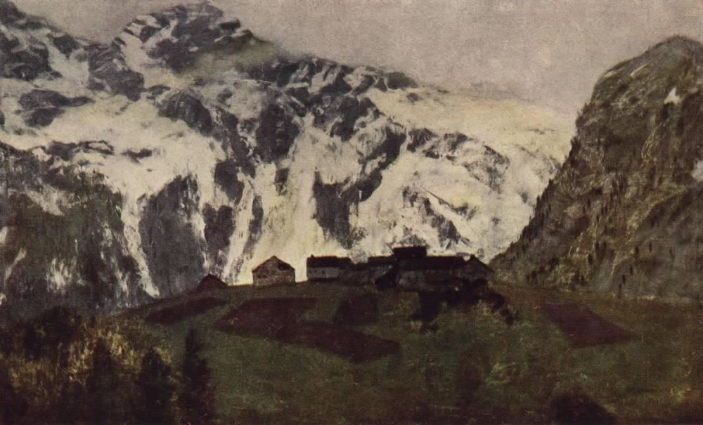 Исаак Левитан. В Альпах. 1897.