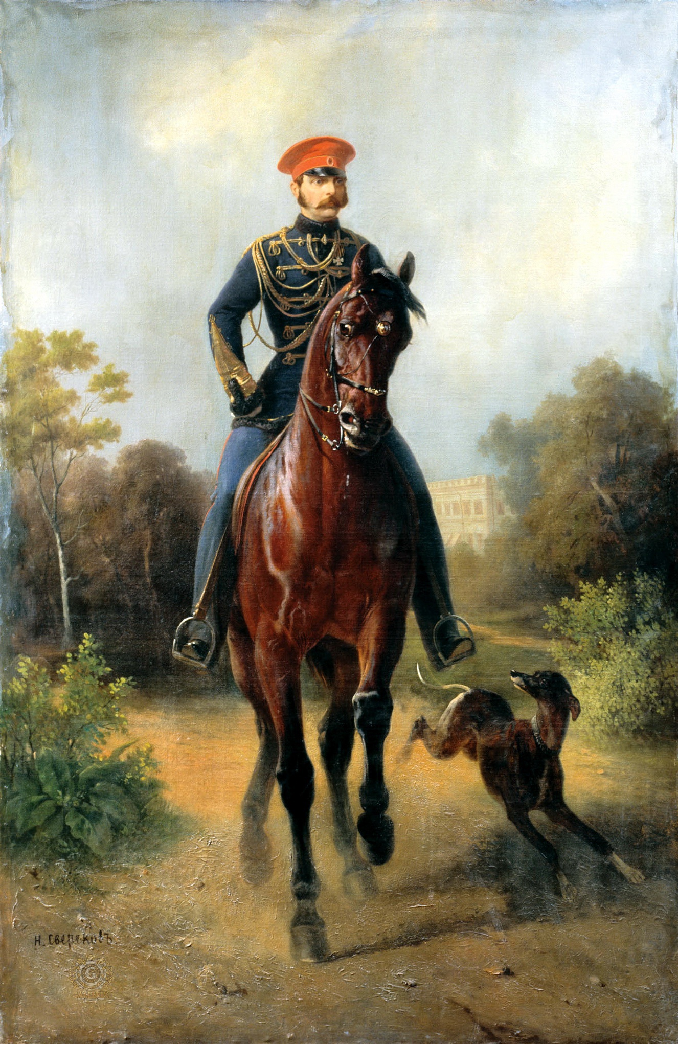 Николай Егорович Сверчков. "Портрет императора Александра II".