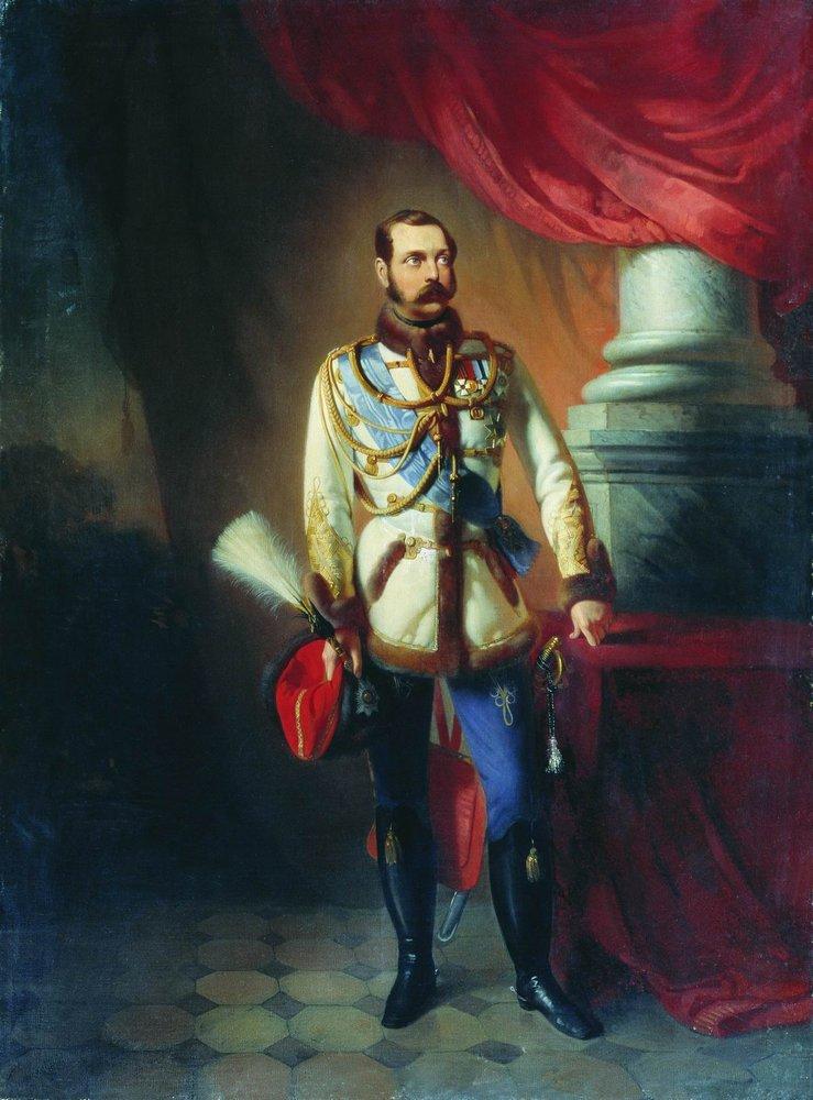 Константин Маковский. "Портрет императора Александра II". 1860.