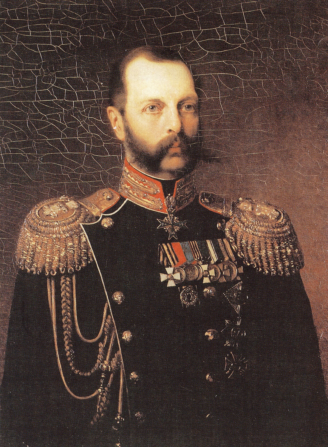 А. Харламов. "Портрет Александра II". 1874.